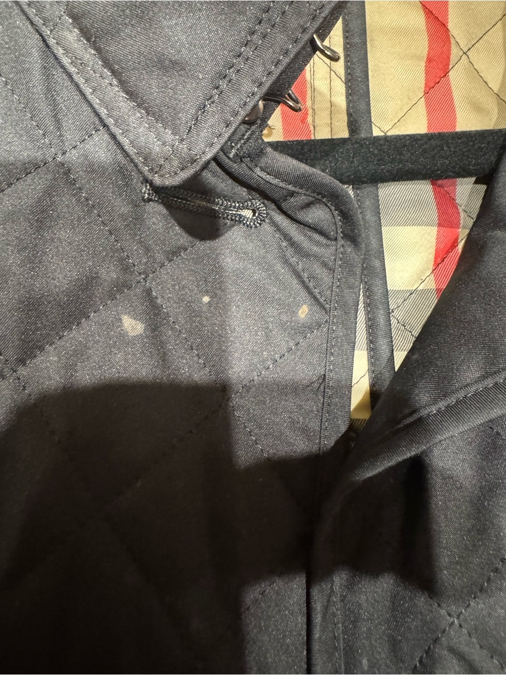 Burberry London Black Quilted Jacket – Size 42 / US 8–10 - Picture 10 of 12